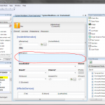 Editing the height in the authoring tool