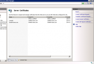 Server Certificates